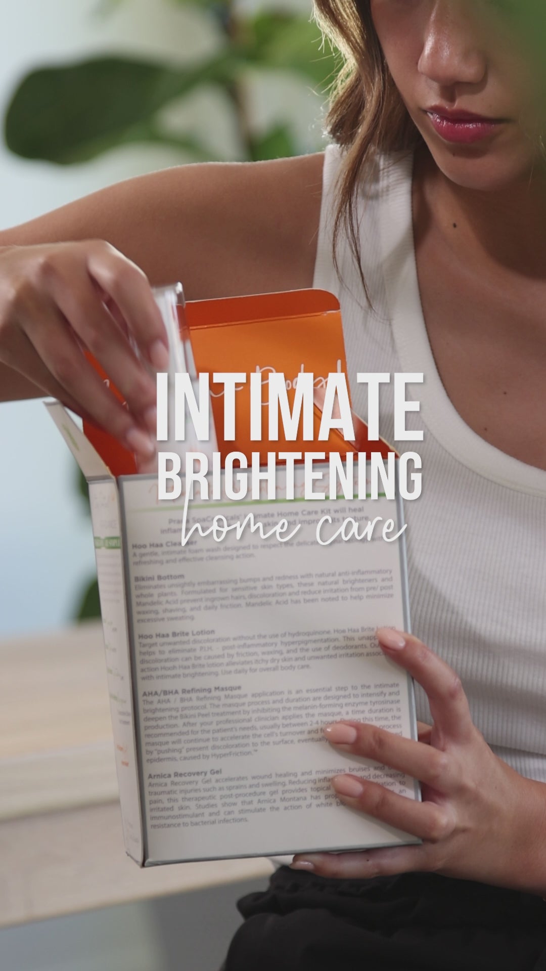 intimate brightening home care kit reel